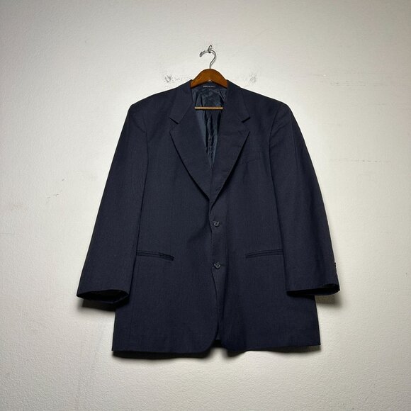 Vito Rufolo Blazer Coat Jacket Men 48L Formal Italy Made Wool Prep Tux Designer - Picture 1 of 16